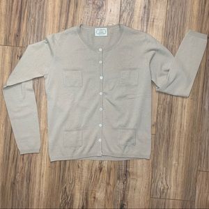 Agnona // White Cashmere //  Cardigan